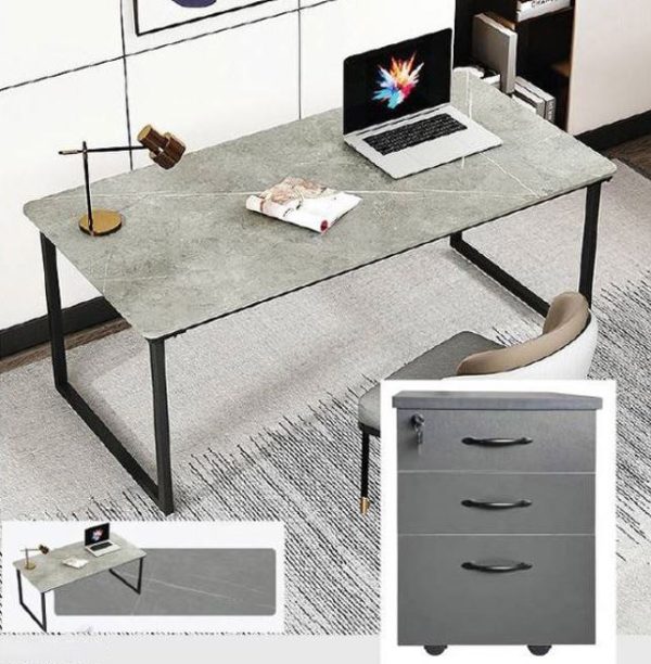 Sintered Stone Writing Table WT1320 (100cm/120cm)